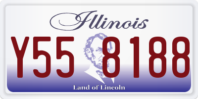 IL license plate Y558188