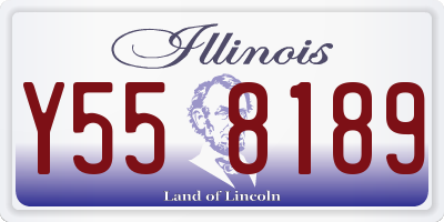 IL license plate Y558189