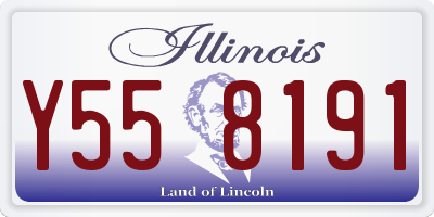 IL license plate Y558191