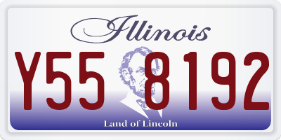 IL license plate Y558192