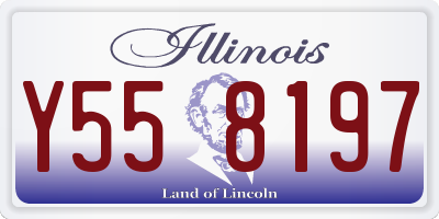 IL license plate Y558197