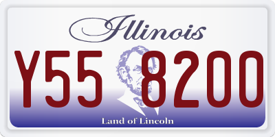 IL license plate Y558200
