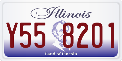 IL license plate Y558201