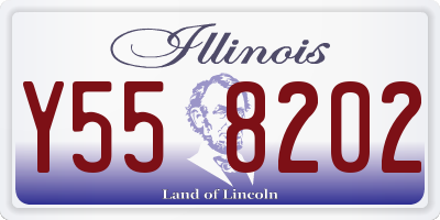 IL license plate Y558202