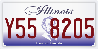 IL license plate Y558205