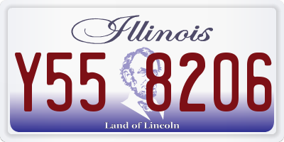 IL license plate Y558206