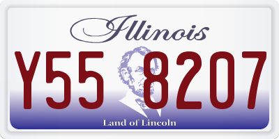 IL license plate Y558207