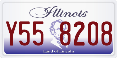 IL license plate Y558208