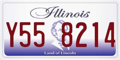 IL license plate Y558214