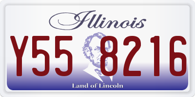 IL license plate Y558216