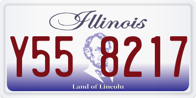 IL license plate Y558217
