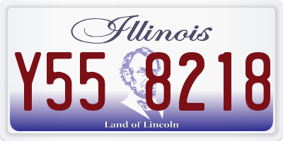 IL license plate Y558218