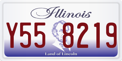 IL license plate Y558219