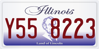 IL license plate Y558223
