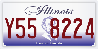 IL license plate Y558224