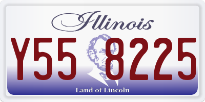 IL license plate Y558225