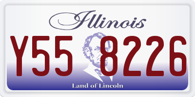 IL license plate Y558226