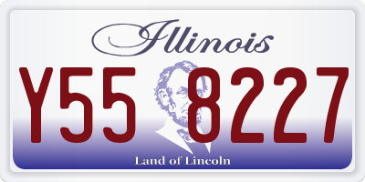IL license plate Y558227