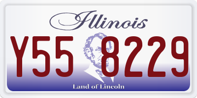 IL license plate Y558229