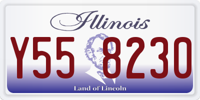 IL license plate Y558230
