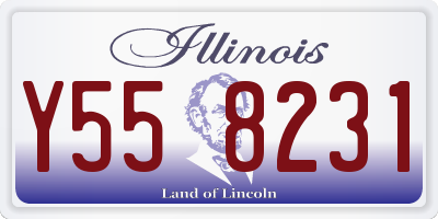 IL license plate Y558231