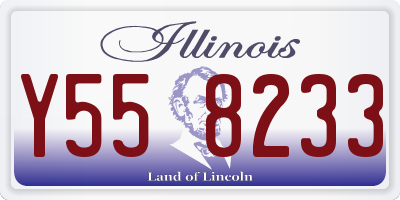 IL license plate Y558233