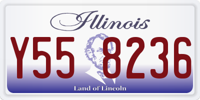 IL license plate Y558236