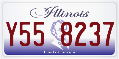 IL license plate Y558237