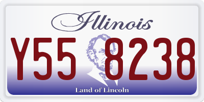 IL license plate Y558238