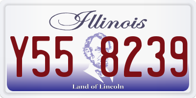 IL license plate Y558239