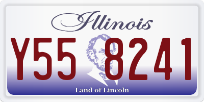 IL license plate Y558241