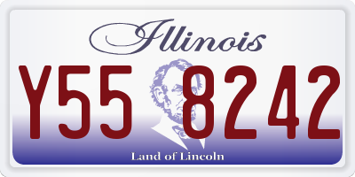 IL license plate Y558242
