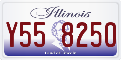 IL license plate Y558250