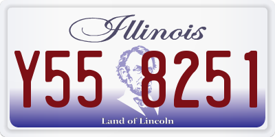 IL license plate Y558251