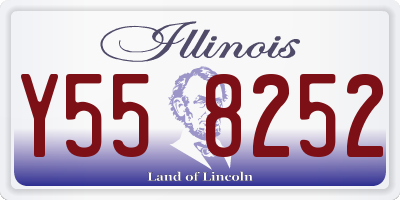 IL license plate Y558252