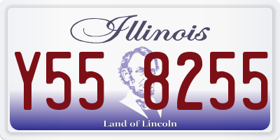 IL license plate Y558255