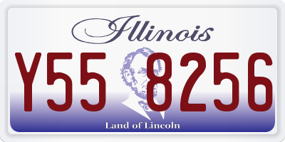 IL license plate Y558256