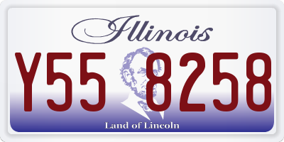 IL license plate Y558258