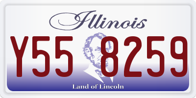 IL license plate Y558259