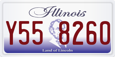 IL license plate Y558260