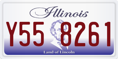 IL license plate Y558261