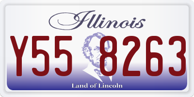IL license plate Y558263