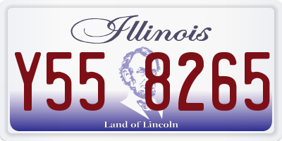 IL license plate Y558265