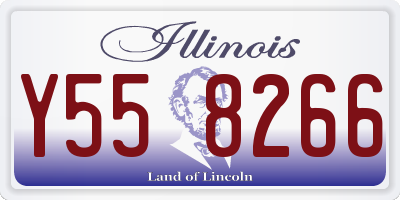 IL license plate Y558266