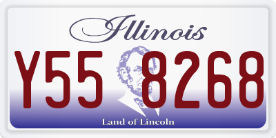 IL license plate Y558268
