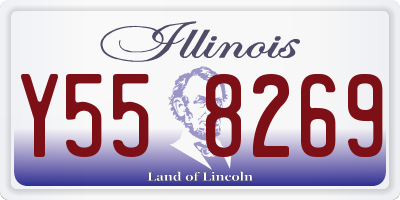 IL license plate Y558269