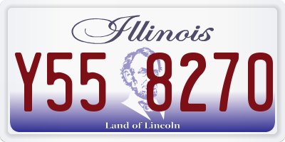 IL license plate Y558270
