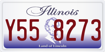 IL license plate Y558273