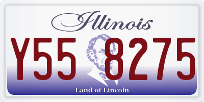 IL license plate Y558275