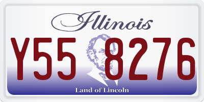 IL license plate Y558276